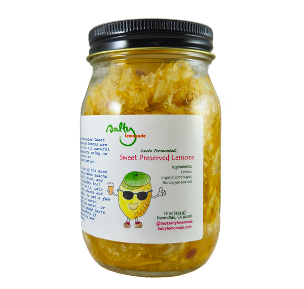 Lacto-Fermented Sweet Preserved Lemons